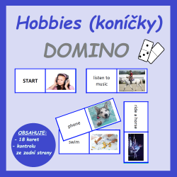 Hobbies (koníčky) - domino