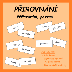 Přirovnání – přiřazování,...