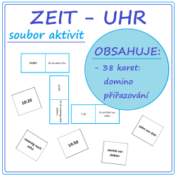 ZEIT - UHR - soubor aktivit...