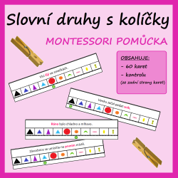 Slovní druhy s kolíčky...