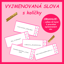 Vyjmenovaná slova s kolíčky