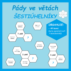 Pády ve větách - šestiúhelníky