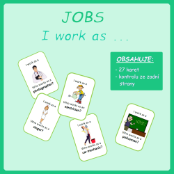 Jobs (I work as ...)