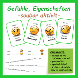 Gefühle, Eigenschaften -...